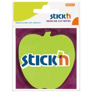 Stick'N Die Cut Notes Apple 70X70mm 50 Sheets