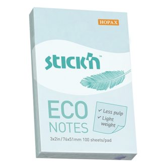 Stick'N Eco Pink Pastel 76X51mm 100 Sheets