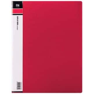 FM Display Book A4 Red 40 Pocket