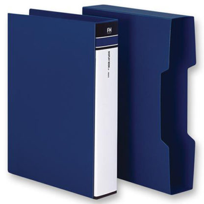 FM Display Book A4 Blue 100 Pocket