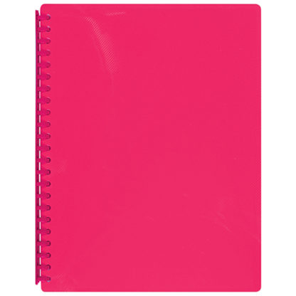 FM Display Book A4 Shocking Pink - Refillable