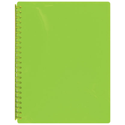 FM Display Book A4 Lime Green - Refillable
