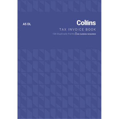Collins Tax Invoice A5DL - No Carbon