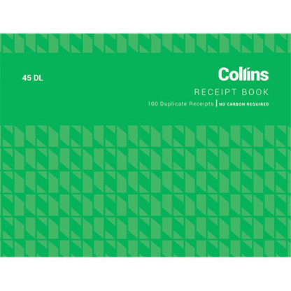 Collins Cash Receipt 45DL - No Carbon