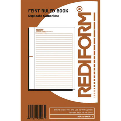 Rediform Book Feint Ruled R/Sfeint2 - 50 Leaf