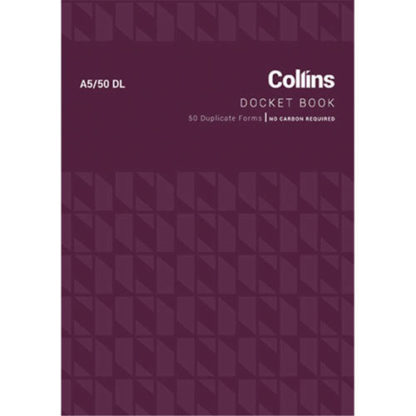 Collins Docket Book A5/50DL - No Carbon
