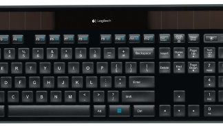 Logitech K750r Wireless Solar Keyboard - Black