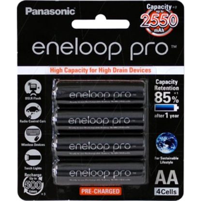 Panasonic Eneloop PRO AA Rechargeable 4pk