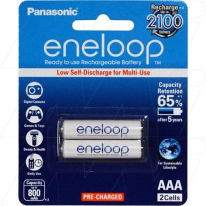 Panasonic Eneloop AAA Rechargeable 2pk