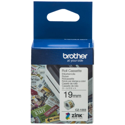 Brother CZ-1001 9mm Printable Roll Cassette