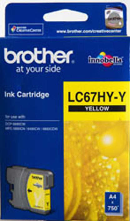 Brother Ink LC67HC Yellow