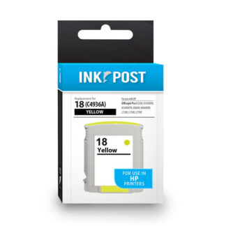 InkPost for HP 18 Yellow