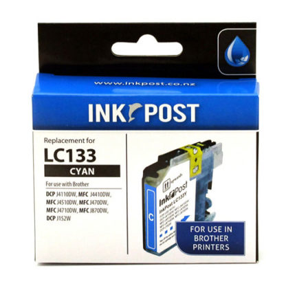 InkPost for Brother LC133 Cyan
