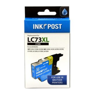 InkPost for Brother LC73 Cyan