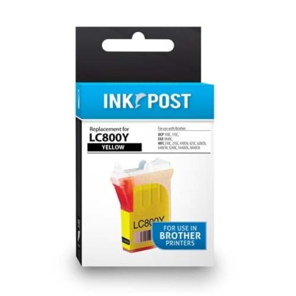 InkPost for Brother LC800 Yellow