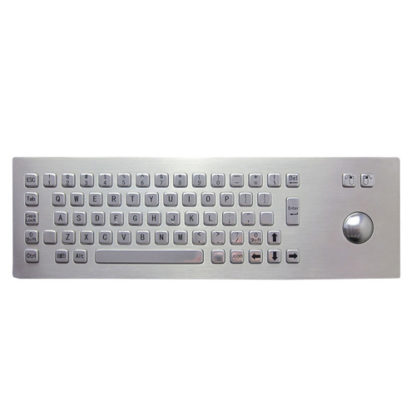 Inputel KB205 Stainless Steel Keyboard + Trackball