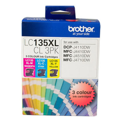 Brother Ink LC135XL 3pk