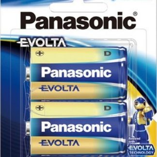Panasonic Evolta Size D Batteries 2pk
