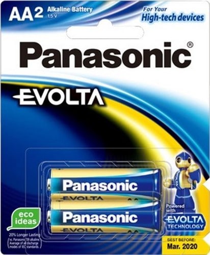 Panasonic Evolta AA Batteries 2pk