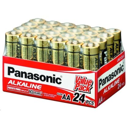 Panasonic Alkaline AA Batteries 24pk