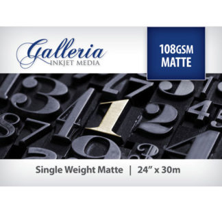 Galleria Matte Paper 108gsm 24 inch roll