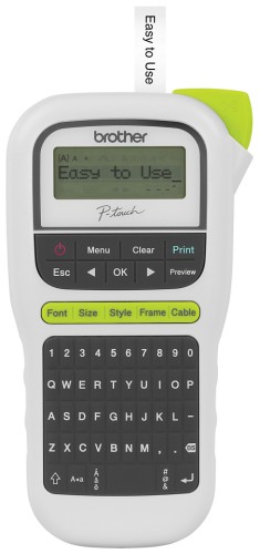 Brother PTH110 P-Touch White Label Printer