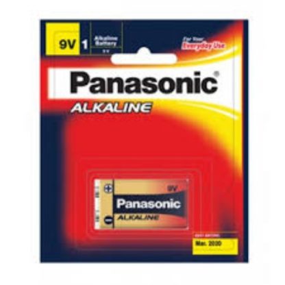 Panasonic Alkaline 9 volt Battery 1pk